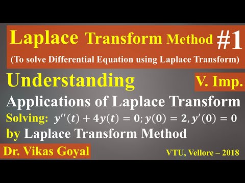 Solving Differential Equations by Laplace Transform method