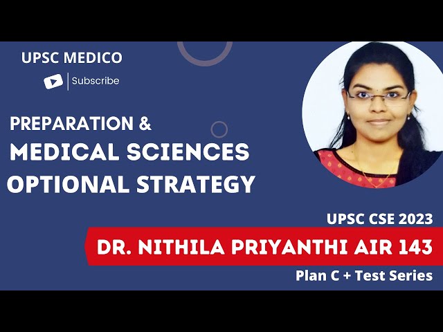 Dr S Nithila Priyanthi AIR 143 | UPSC CSE 2023 | Topper Interview | Medical sciences optional