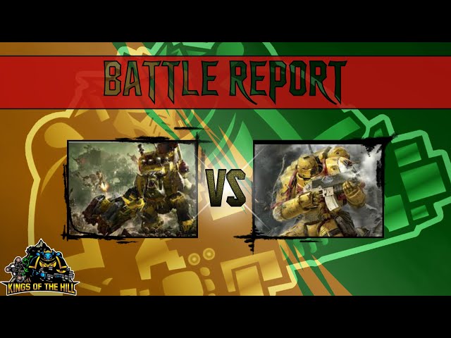 9. Edition Imperial Fists VS. Orks