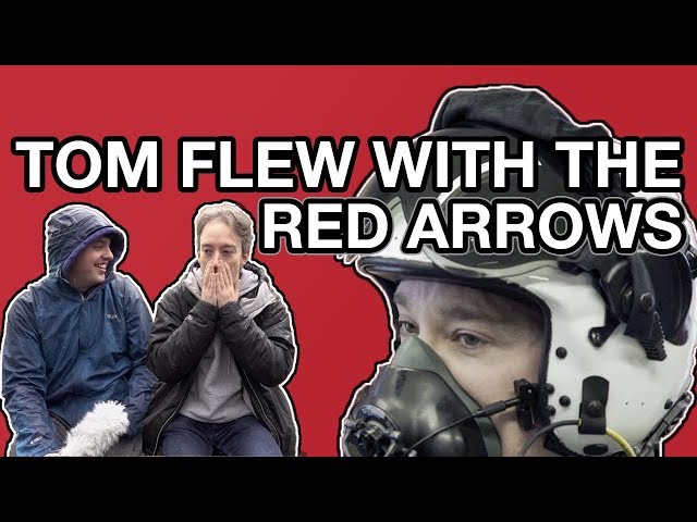 Tom Flew With The Red Arrows. Seriously, He Can't Quite Believe It Either!