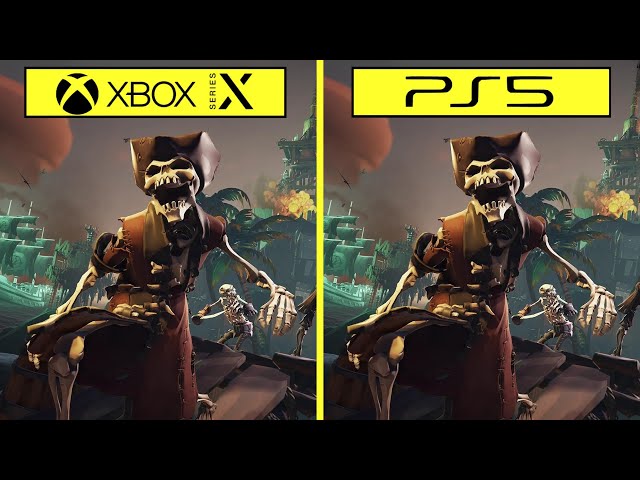 Sea of Thieves PS5 vs Xbox Series X 4K 60 FPS Graphics Comparison