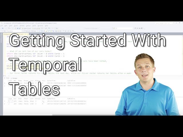 How to Use Temporal Tables in SQL Server 2016