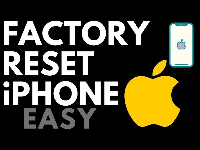 How to Reset iPhone To Factory Default - Factory Reset iPhone - iOS 14