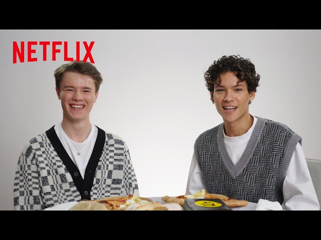 Young Royals' Omar Rudberg & Edvin Ryding Eat NYC Foods For the First Time | Netflix