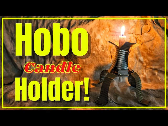 Hobo Candle Holder [ Very Cool! ]