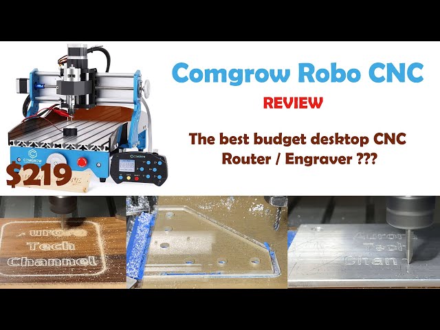 Comgrow Robo CNC Review: The best first budget desktop CNC router / engraver for beginner?