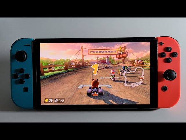 Mario Kart 8 Deluxe Shell Cup on Nintendo Switch OLED