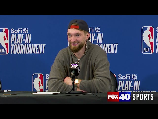 Domantas Sabonis on his Kings eliminating the Warriors from the postseason, prepping for Pelicans