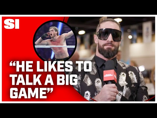 Seth Rollins Welcomes Beef With Logan Paul | Super Bowl Radio Row