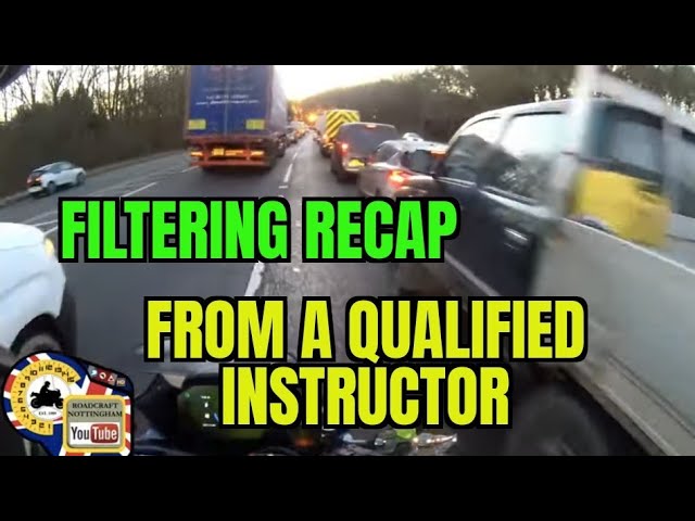 How to filter on a motorcycle - Recap