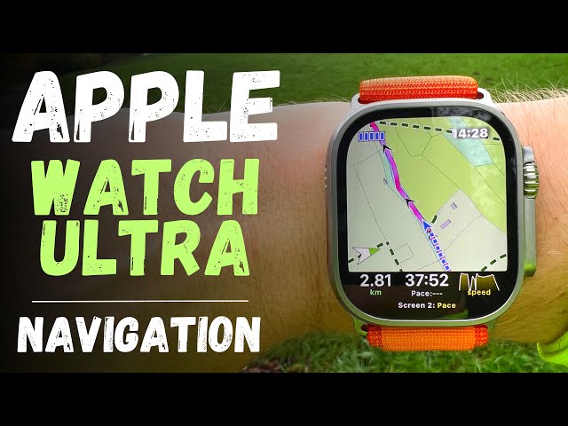 Apple Watch Ultra Offline-Navigation mit WorkOutDoors