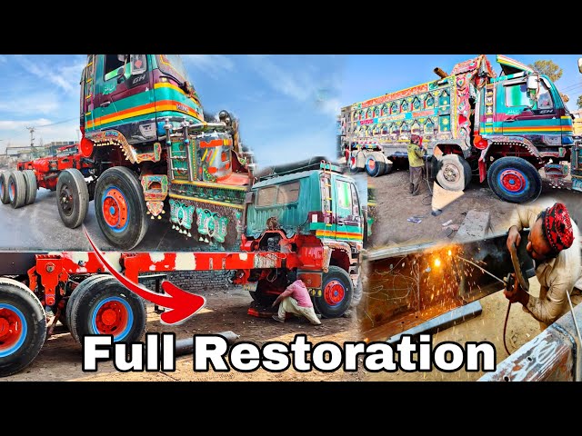 How convert a 10 wheels truck into 12 wheels truck Fully Manufacturing & Detailed video