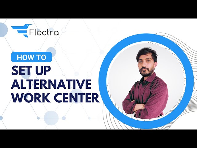 How To Set Up Alternative Work Center || Flectra