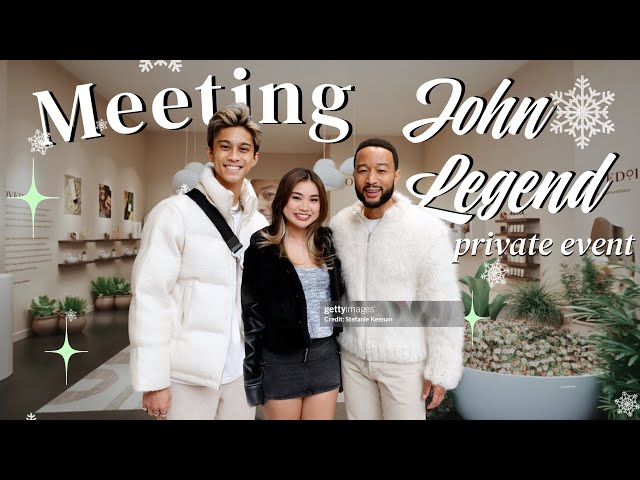 LAST MINUTE meeting John Legend?!? 🫢 | VLOGMAS DAY 2