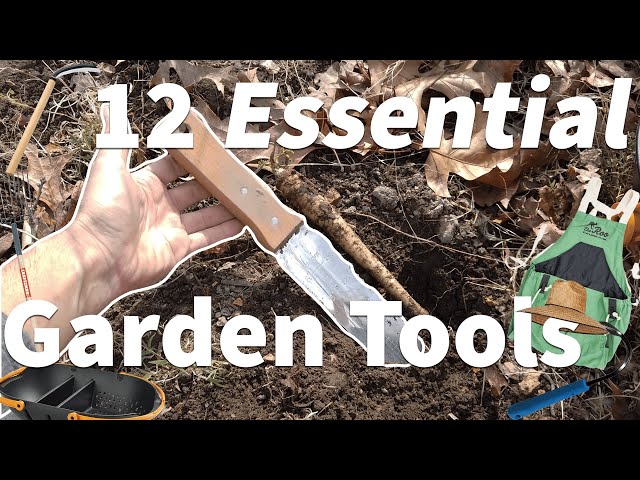 12 Essential ⛏ GARDEN TOOLS for Spring