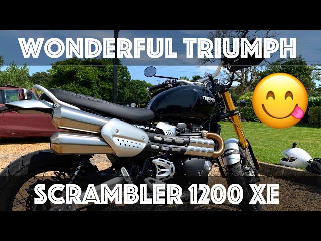 Wonderful Triumph, Scrambler 1200 XE. Poor direction skills 🥴
