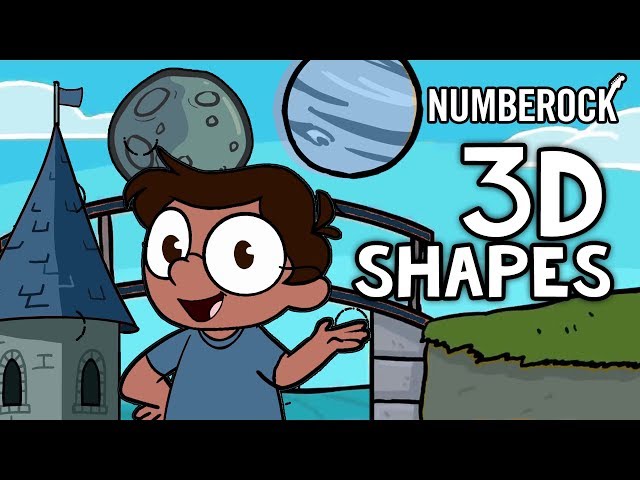 3D Shapes Song For Kids | Spheres, Cylinders, Pyramids, Cubes, & Cones