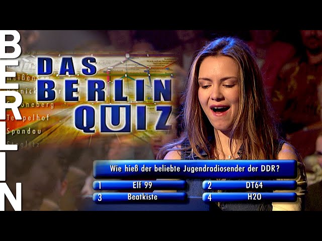 "Wie hieß der beliebte Jugendradiosender der DDR?" | Das Berlin Quiz (2002) | Folge 27/45