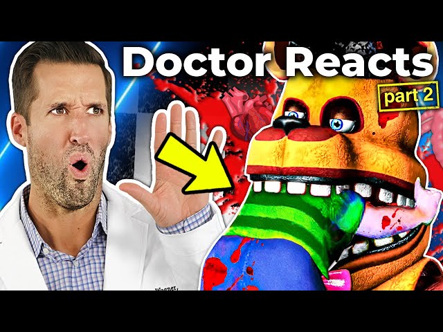 ER Doctor REACTS to Scariest Five Nights at Freddy's (FNAF) Injuries #2