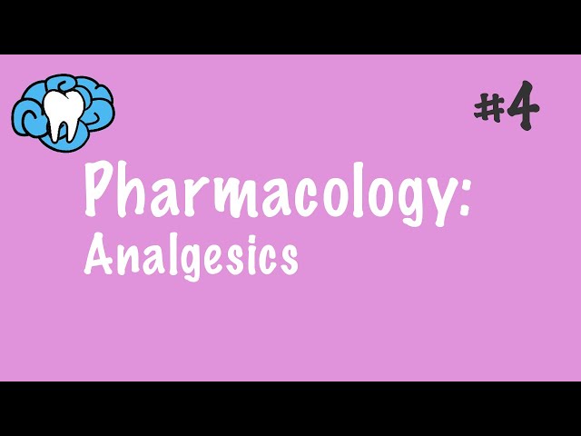 Pharmacology | Analgesics | INBDE, ADAT