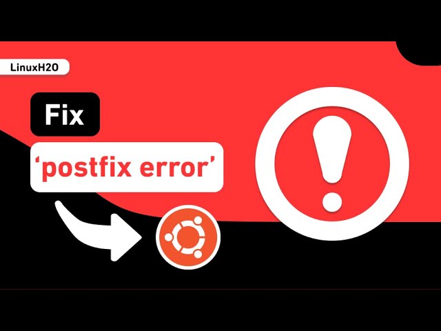 Fix postfix error on Ubuntu