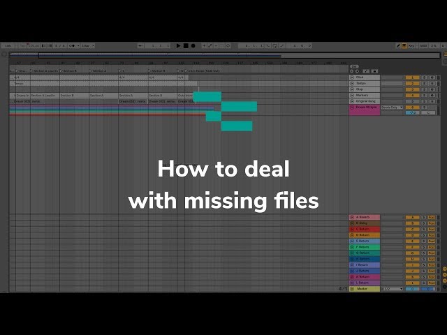 How to deal with missing files