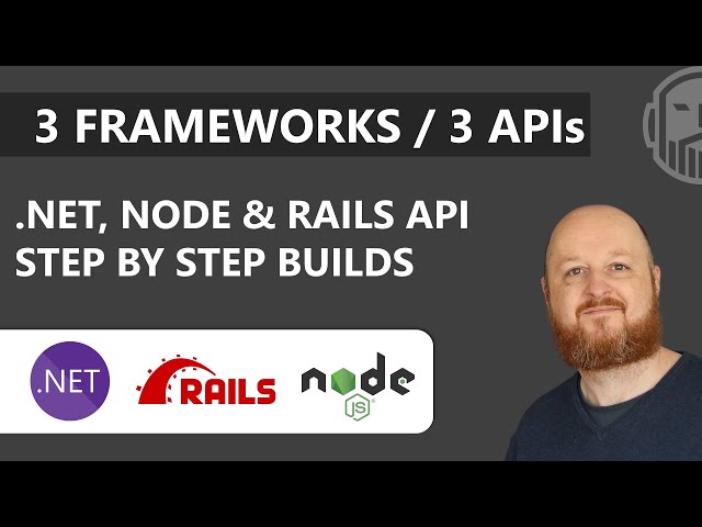3 Frameworks / 3 APIs - Step by Step Builds