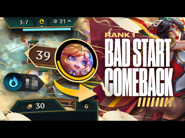 I Turned an Awful Early Game into the Greatest Comeback! | Rank 1 TFT Set 11
