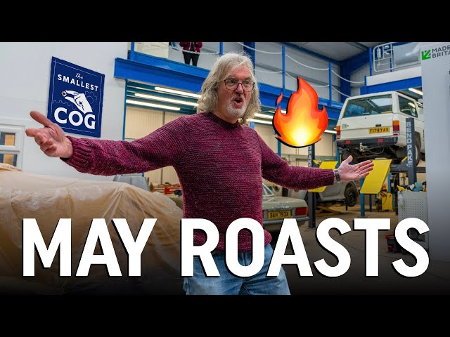 James May roasts Richard Hammond's new workshop!