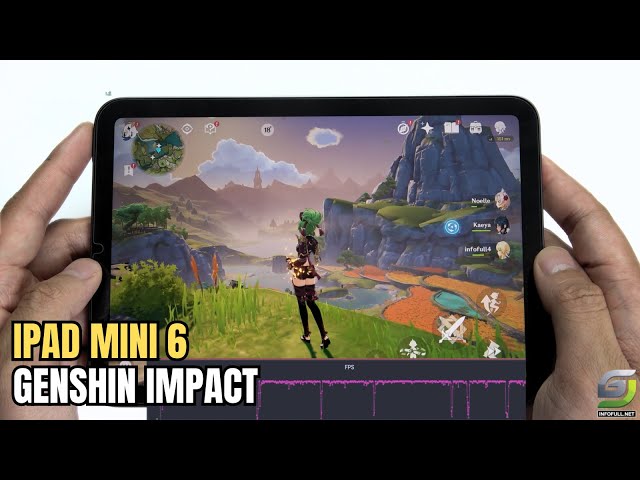 iPad Mini 6 test game Genshin Impact Max Graphics | Highest 60FPS