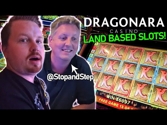 Land Based Casino Slots ft. @StopandStep Playing Book of Ra, Cash Express and more