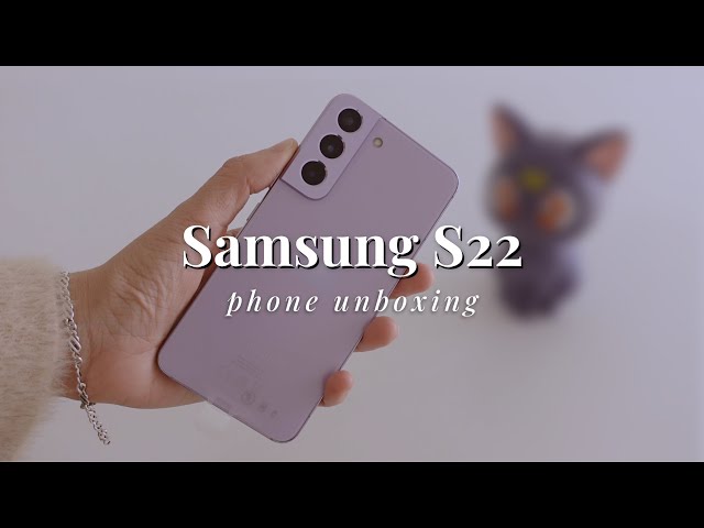 Samsung S22 Bora Purple Unboxing | Camera Testing, Gaming, One UI 5 Lockscreen
