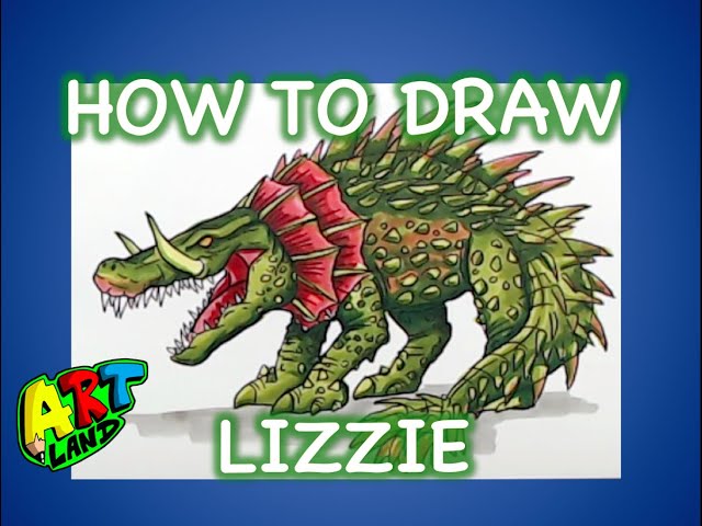 How to Draw LIZZIE from RAMPAGE