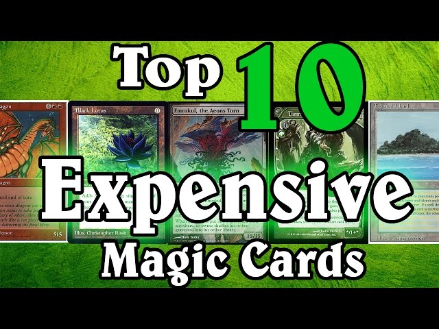 MTG Top Ten: Expensive Cards