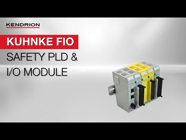 Integrierte Maschinensicherheit  mit EtherCAT und CODESYS:  Kuhnke FIO Safety PLC und I/O-Module
