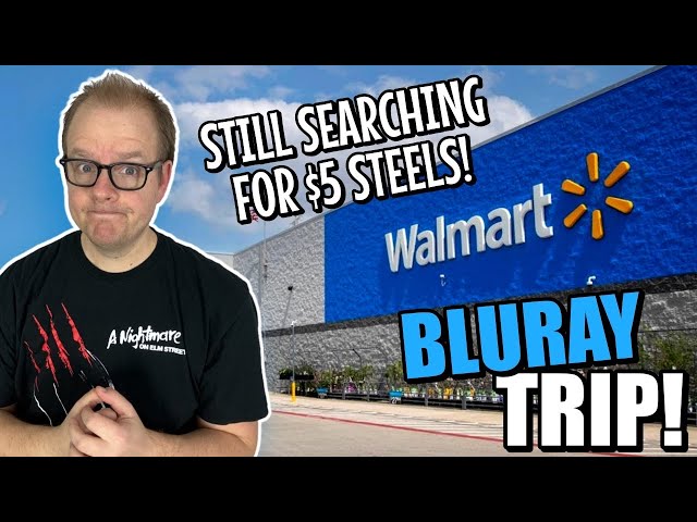 BLURAY Hunting TRIP! | Searching For WALMART Steel Again And BIG Lots!