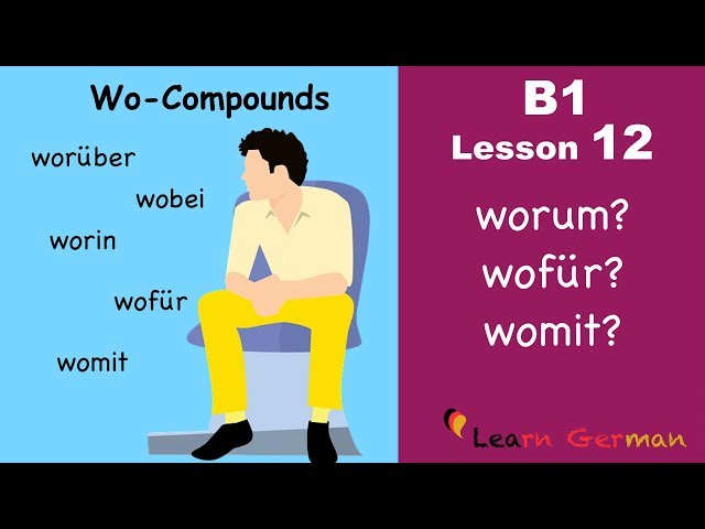 B1 Lesson 12 | Wo-Komposita | Wo-Compounds | Learn German Intermediate