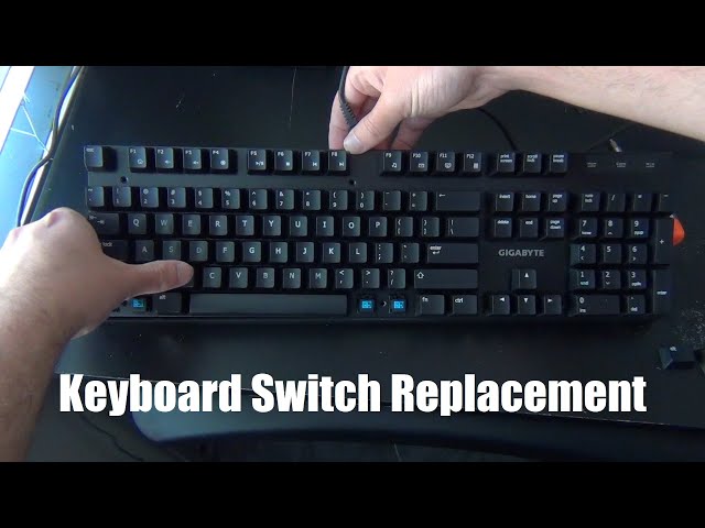 Replacing switches on mechanical keyboards