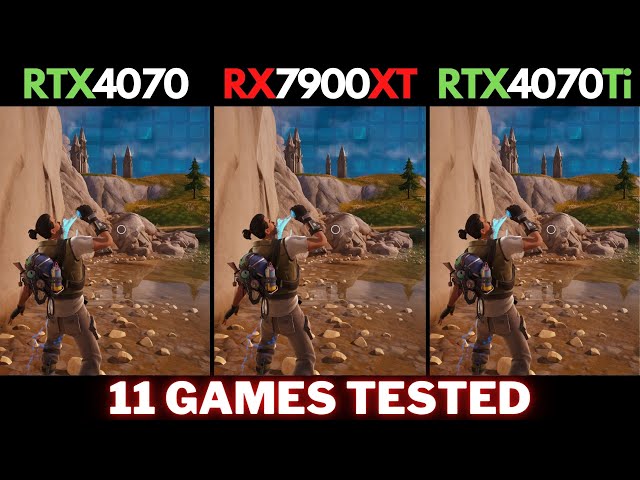 RTX 4070 vs. RX  7900 XT vs. RTX 4070 Ti | Ray Tracing @ 1440p | 11 Games Tested