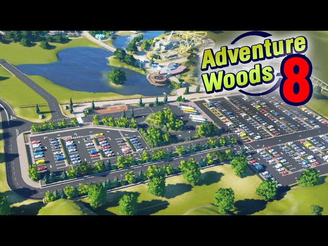 What is this...PLANET SKYLINES?! Adventure Woods Ep. 8 | Planet Coaster