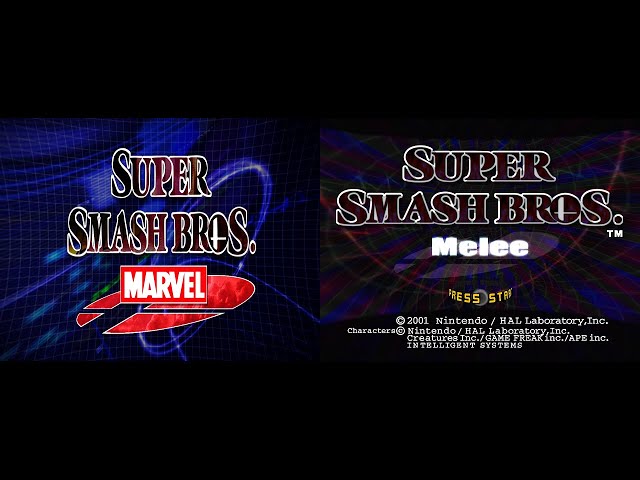 Super Smash Bros. Marvel - Opening Comparison