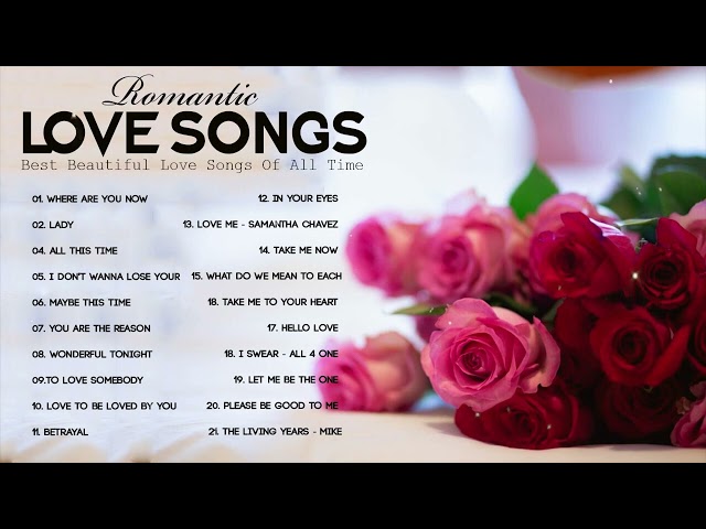 Evergreen Love Song Memories 💖 Best Love Songs Ever 💖 Romantic Love Songs 70's 80's 90's