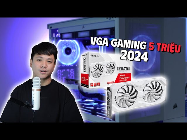 VGA chơi game FHD - 2K tốt nhất tầm giá 5 triệu 2024 | ASRock RX 6600 Challenger White 8GB