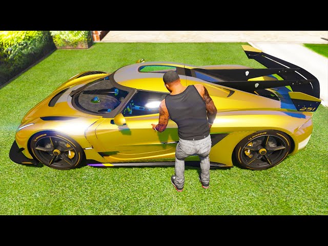 GTA 5: Stealing Super Cars with Franklin #14 (GTA 5 Expensive Cars)