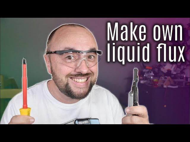DIY liquid soldering flux