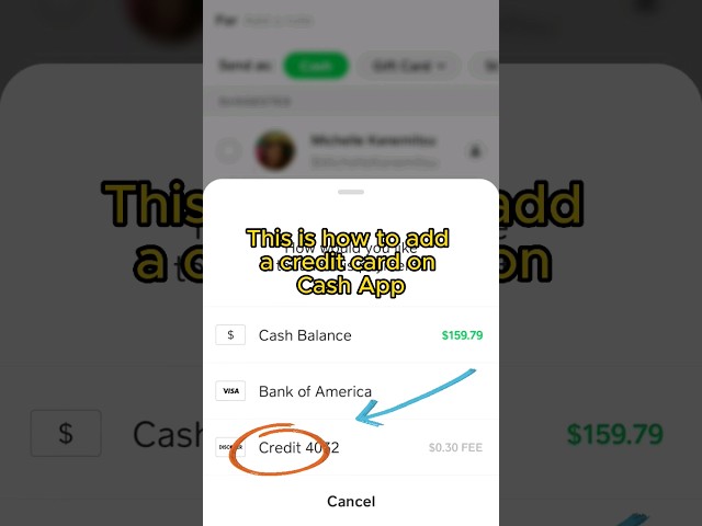 How to Add Credit Card to Cash App