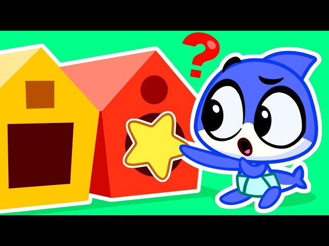 Learn Colors and Shapes ⭐Toddler Learning with Baby Sharks ⭐ Best Educational Cartoons