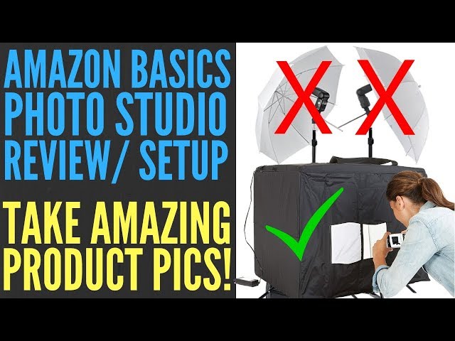 AmazonBasics Photo Studio Review - eBay Photography Light Box LED Tent for Online Reselling