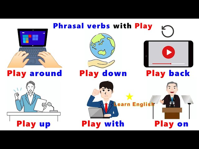 Phrasal verbs with Play | Phrasal verbs with pictures | English grammar