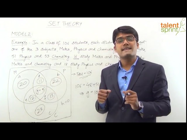 Set Theory in Hindi | Model 2- Example of Three Sets | Quantitative Aptitude in Hindi | TalentSprint
